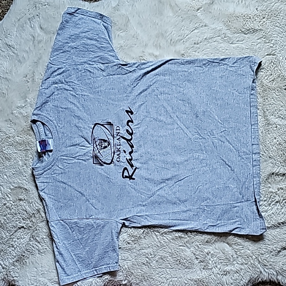 90's Oakland Raiders Embroidered Tee
